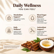 Ceylon Cinnamon 7200mg Equivalent with MCT Oil